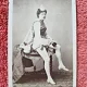 Fotografie tip CDV, White Montaubry, dansatoare la Opera 1861-1873
