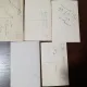 Fotografii tip carte postala, femei din perioada interbelica, set de 5, necirculate
