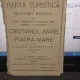 Harta turistica a regiunei Brasov cu toate drumurile si potecile cari conduc la varfurile : Cristianul-Mare si Piatra-Mare