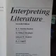 INTERPRETING LITERATURE - K. L KNICKERBOCKER