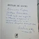 Ipoteze de lucru - Alexandru Paleologu  cu dedicatie si o scrisoarae a autorului catre Serban Cioculescu