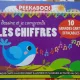 Je dessine et je comprends Les chiffres (Desenez si inteleg cifrele - carte in limba franceza)