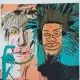 Jean-Michel Basquiat - Dos Cabezas (Doua capete), litografie originala