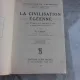 LA CIVILISATION EGEENNE - G. GLOTZ  (CARTE IN LIMBA FRANCEZA)