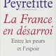 LA FRANCE EN DESARROI. ENTRE LES PEURS ET L'ESPOIR - ALAIN PEYREFITTE  (CARTE IN LIMBA FRANCEZA)