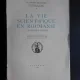 La vie scientifique en Roumanie, sciences pures, vol.VI  (carte in limba franceza)