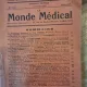 Le monde medical 1-15 martie 1938 revista internationala de medicina si terapie. Numar special