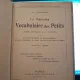 Le nouveau vocabulaire des petits - M. Fournier