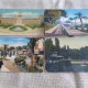 LOT 4 CARTI POSTALE, PERIOADA INTERBELICA, COLOR, 2 CIRCULATE SI 2 NECIRCULATE