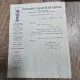 Lot de 3 facturi datate 16 noiembrie 1922, martie 1925, iunie 1923  emise de Comptuarul General de Optică S. Penchas