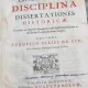 Ludovico Ellies Du Pin - Antiqua Ecclesiae Disciplina Dissertationes Historicae Excerptae ex Conciliis Oecumenicis and Sanctorum Patrum ac Auctorum Ecclesiasticorum Scriptis