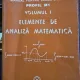 Matematica, manual pentru clasa a XII-a, elemente de analiza matematica vol.I - Mircea Ganga
