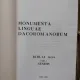 Monumenta Linguae Dacoromanorum - Biblia 1688 Volumul I Genesis, II Exodus si III Leviticus