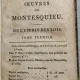 De l esprit des Lois - Montesquieu
