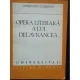 OPERA LITERARA A LUI DELAVRANCEA - C. CUBLESAN