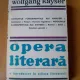 OPERA LITERARA - WOLFGANG KAYSER