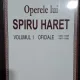 Operele lui Spiru Haret / Volumele I-XII