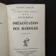 Panait Istrati - Les Haidoucs. Presentation des Haidoucs