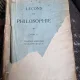 Paulin Malapert - Livre Lecons de Philosophie Tome II Morale, Logique Metaphysique