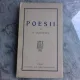 Poesii - George Calinescu/ 1937, princeps