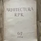 Revista Arhitectura RPR nr.6-7/1954