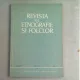 REVISTA DE ETNOGRAFIE SI FOLCLOR NR.6/1968