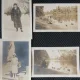 Set de 4 fotografii, Mama lui Geo Litarczek, parintele radiologiei romanesti, la Boston 1925-1926