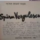 Spiru Vergulescu - Victor Ernest Masek  dedicatie