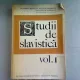 STUDII DE SLAVISTICA   VOL.I