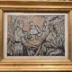 Tablou - Medici pe front (tehnica mixta)