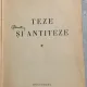 Teze si antiteze - Camil Petrescu - din biblioteca lui Geo Dumitrescu - volumul I