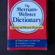THE MERRIAM-WEBSTER DICTIONARY  (TEXT IN LIMBA ENGLEZA)